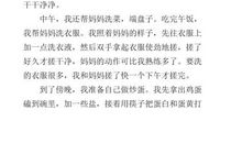 假期我当家作文400字