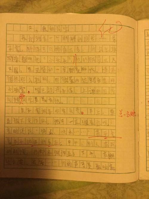 三年级作文我的同学