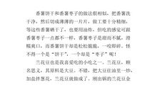 家乡的小吃作文300字