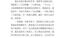 有趣的实验作文500字