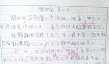 假如我是一阵风作文