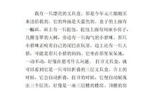 文具盒三年级作文