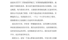 感悟自然作文800字