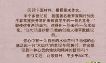 面包与水仙花作文