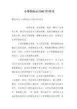 与小草聊天并撰写500个单词