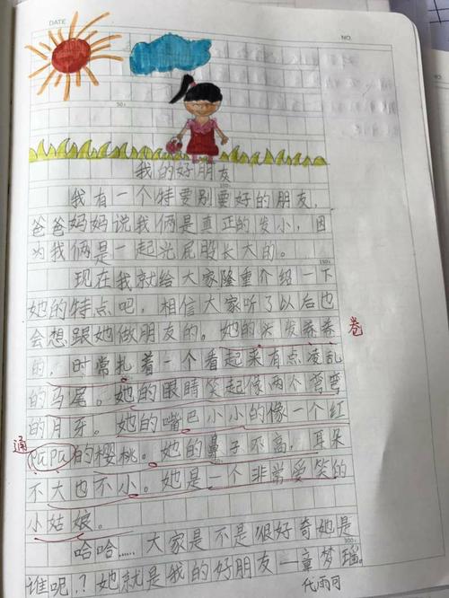 好雨三年级作文