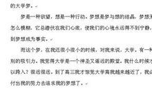 我的大学梦作文600字