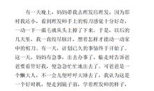 我常想起那时刻作文