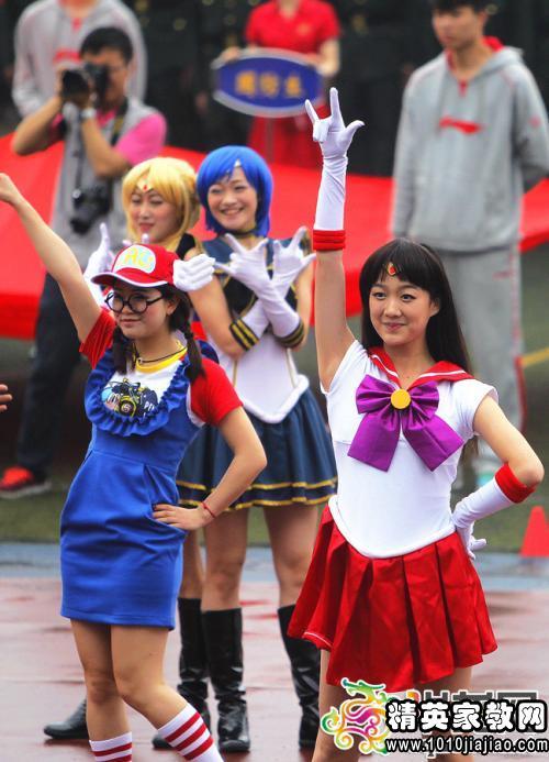 运动会啦啦跳高跳高