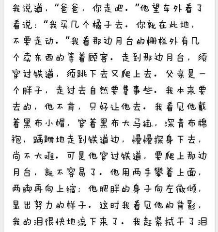 评朱自清的后视图