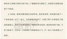 小学作文第一次坐飞机