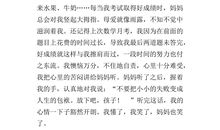 母亲初二作文