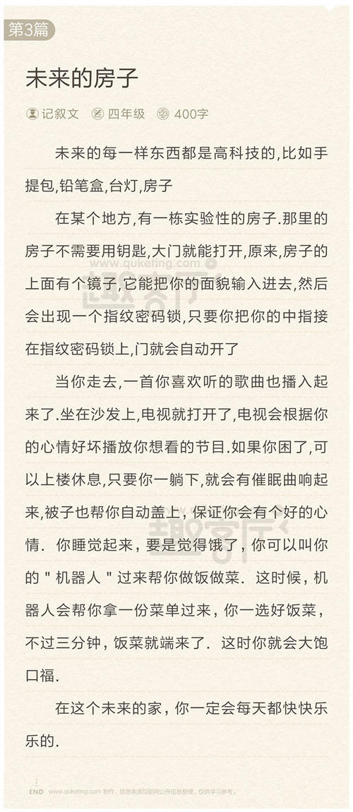 未来房屋的想象力组成