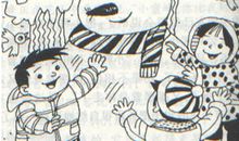 堆雪人作文500字