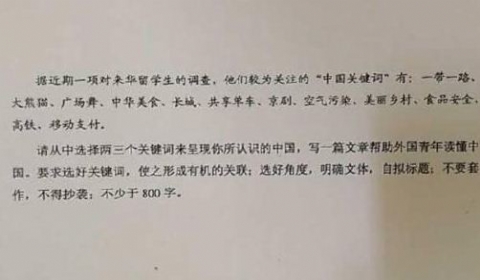 2017年高考全科作文江苏试卷:寂寞是你最好的增值期