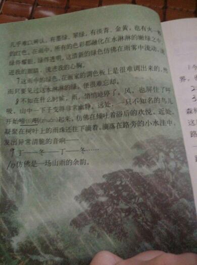 描述夏雨的作品