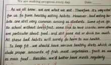 改正错误的作文