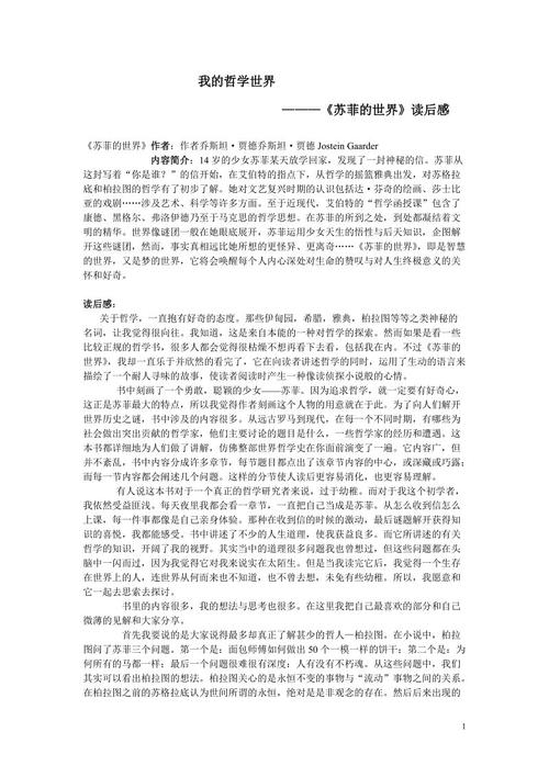 看完索菲的日记