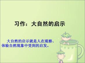 自然对小学作文的启示