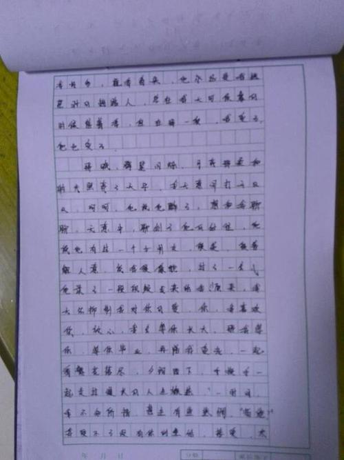 初中第三天的作文