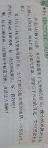 中秋夜作文350字