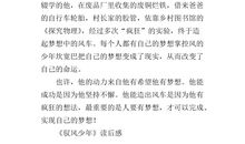 《少年们无尽的夜》读后感