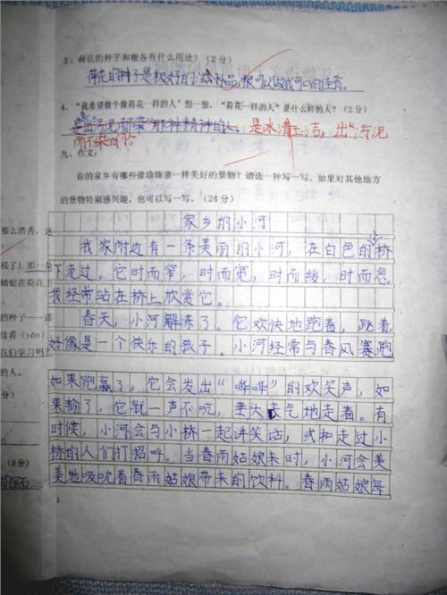 我的家乡作文250字