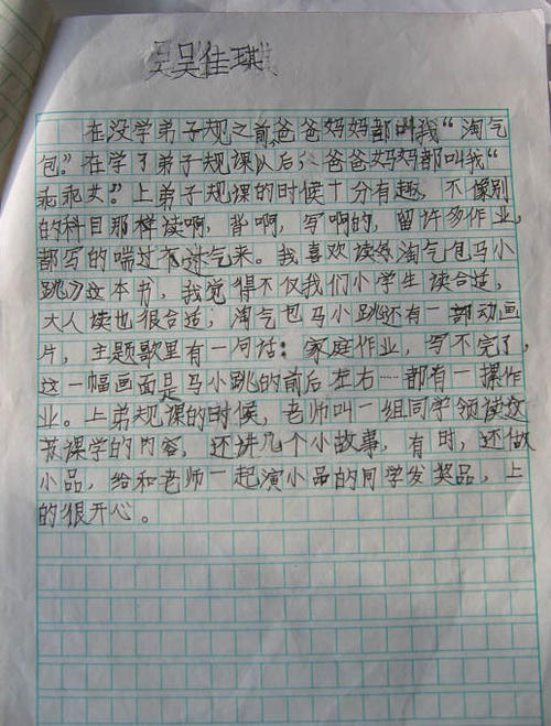 阅读后500字