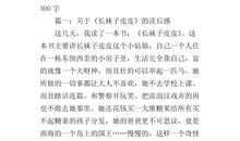 写读后感的作文500