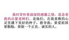 难忘的启蒙作文