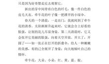 小学四年级作文我喜欢