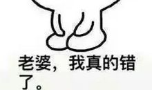 给女朋友认错的话