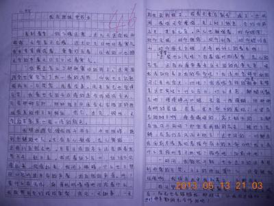 我改变了作文600字