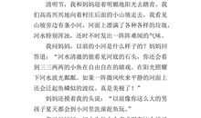 家乡环境污染作文