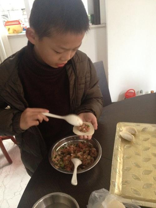 我学会了做饺子