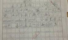 我心中的春天500字