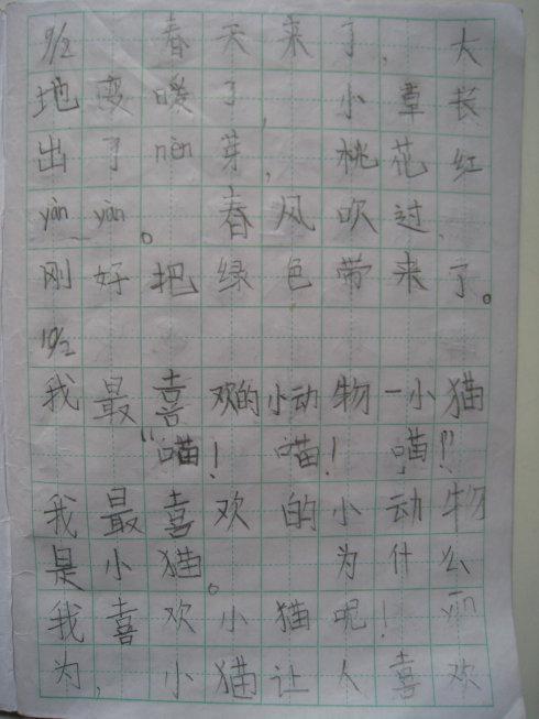 动物启蒙作文300字