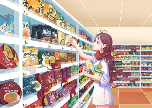 去超市小学作文