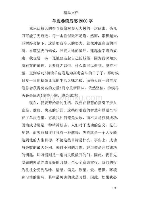 阅读羊皮纸卷后的500个字