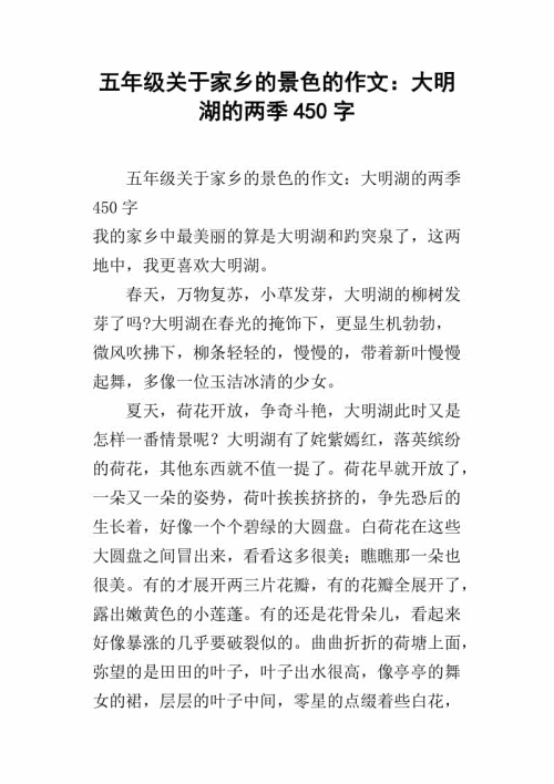 关于比赛的组成450字