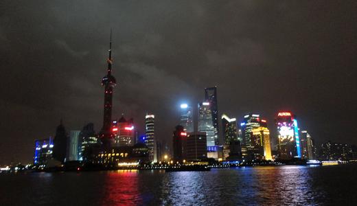上海外滩夜景组成