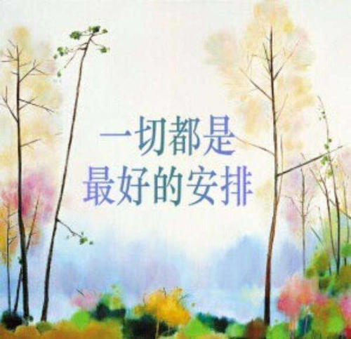 “一切都是最好的安排”经典语录