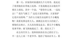 那一次作文600字