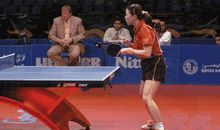 我学会了打乒乓球