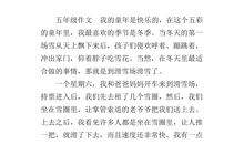 一件令我开心的事作文