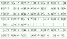 冬天来了300字作文