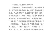 一个陌生人作文