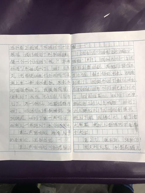 第一次游泳组成