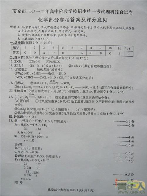 2018四川南充高中入学考试全场作文:陪同(5)