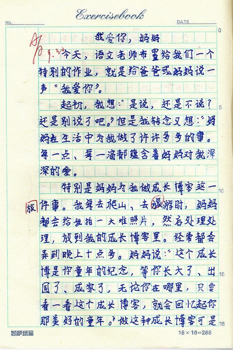 我爱妈妈的作文